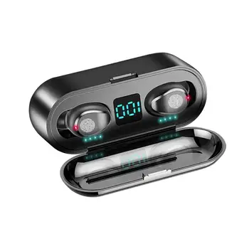 1 Двойка от Bluetooth Безжични Слушалки Сензорен Цифров Mini Hifi намаляване на шума В ухото Стерео Слушалки