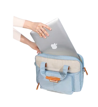 Нова чанта 13 14 15 15,6 инча и Messenger Чанта за лаптоп Macbook Air 13 Pro 16 Case 2020 Lenovo, HP Чанта през Рамо за жени, мъже