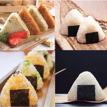 2 БР./компл. Направи си САМ Sushi Мухъл Onigiri Rice Топка Food Press Form Sushi Мухъл Onigiri Rice Топка Bento Press Maker Мухъл САМ Tool