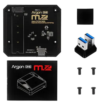 Такса за разширяване на Аргон ONE M. 2 USB 3.0 to M. 2 SATA SSD Адаптер за Raspberry Pi 4 Model B База за корпуса на Аргон ONE V2/М 2