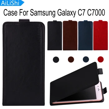 Айлиши Гореща штучка!!! Калъф За Samsung Galaxy C7 C7000 ПУ Flip Luxury Leather Case New Exclusive Special Phone Skin Cover+Проследяване