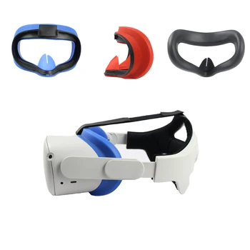 Силиконовата капачка Маска за Очи Oculus Quest 2 VR Glasses Anti-пот Анти-теч Light Blocking Eye Pad Cover For Oculus Quest 2