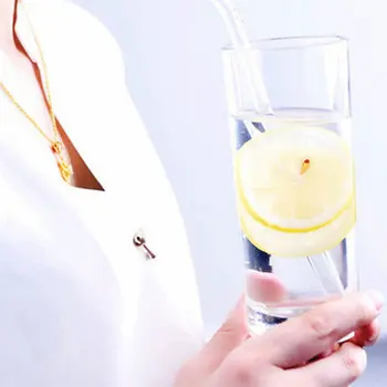 За многократна употреба Сламки Комплект Комплект + Четка За Почистване С Футляром За Съхранение на Сламки Широк Поток за Пиене на Сокове Преносим Стъклен Набор от Соломинок