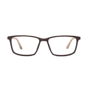 HDCRAFTER Мъжете Дървени Очите очила Рамки а диоптър късогледство Предписани очила, Рамки за Предписване на очила Спектакъл steady останалите де вю