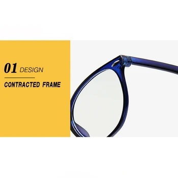 Seemfly Против Blue-Ray Очила Рамки За жени и За мъже Ретро Кръгли Очила UV-син Филм на Оптични Очила Рамка За Очила 7 Стил
