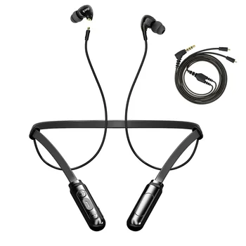 HIFI, Bluetooth Слушалки, Кабел + Безжични Слушалки Спортни Слушалки Duall Драйвери Високо Качество на Подвижни Коаксиален аудио кабел