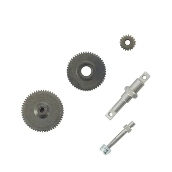 за Axial SCX24 90081 1/24 RC Crawler Car Metal Transmission Gear Gear with Shaft Upgrade Parts Аксесоари