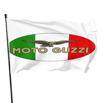 Moto Guzzi Крила Мотоциклет Колоездач Класически Ретро Реколта Размери от S До 5Xl 2021 Флаг