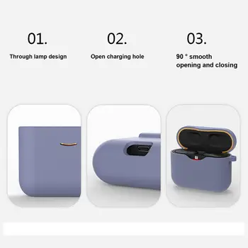 Silicone Mini Bluetooth Earphone Protective Case Storage Box for Sony WF-1000XM3