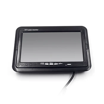 Carsanbo 7-Инчов Авто Монитор TFT LCD Цветен Дисплей Монитор Резерв Парковочная Система за Поддръжка на Камера за Заден Ход на Автомобила