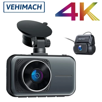 4K Видео Запис Dash Cam Камера Предна И Задна Вид 3
