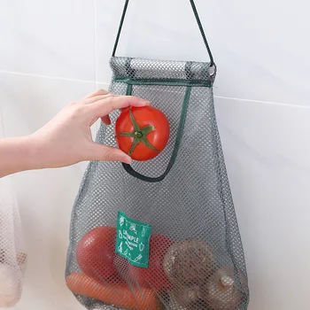 Творческо Съхранение Висулка За Чанта За Съхранение На Плодове И Зеленчуци Mesh Bag Чанта За Пране На Домашната Кухня Окачен Лук, Чесън Организатор Чанта