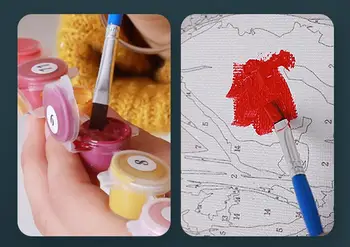 Направи си сам oil digital painting by numbers Секси couple комплекти чиста акрилна боя по номера за възрастни домашна украса на Подарък