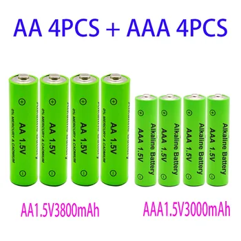 1.5 V 3800mAh И 3000MAhAA/AAA Алкални Акумулаторни Батерии, Електронно Оборудване За Фенерче MP3, Резервна Батерия