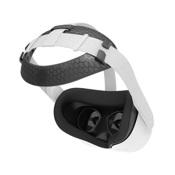 Мека Гумена Тампон VR Head Strap Pad Подвижна Възглавница Оголовья Намалява Натиска За Слушалки Oculus Quest 2