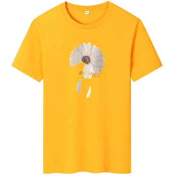 Riinr 2021 Лято новодошлия Мъжка Тениска С Цветни Принтом С Къс Ръкав Тениска с О-Образно Деколте Случайни Плътен Многоцветен Голям Размер Топ За мъже