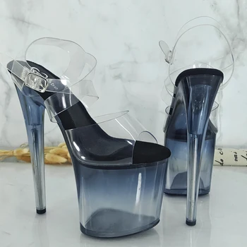 Leecabe 8 см/20 см Дамски сандали на платформа вечерни Обувки на високи токчета Pole Dancing Shoes
