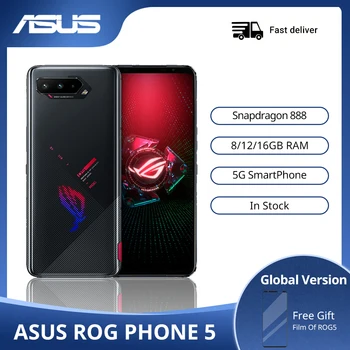 ASUS ROG Phone 5 Global Version Snapdragon888 ОТА NFC144Hz Samsung AMOLED Екран 6.78