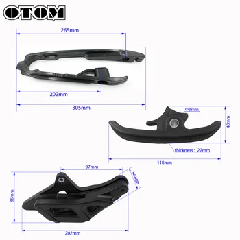 OTOM Motorcycle Chain Guide Chain Slider Up/Below плъзгащи доколкото Guard Tool Kit For KTM SX SXF XC 125 150 250 450 Аксесоари за Мотокрос