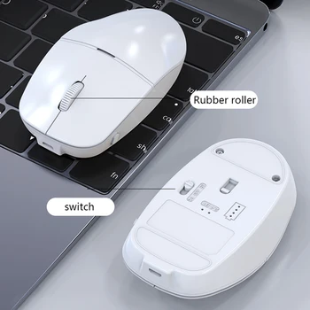 Безжична Bluetooth Мишка и слушалки 2 в 1 Bluetooth 5.0 Безжични Слушалки със зарядно устройство 1000 ма за IOS и Android