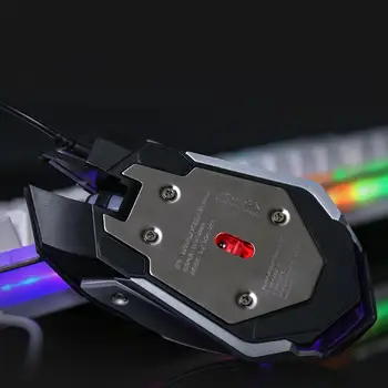 V1 USB Жична Ергономичен гръб Механична Feel Gaming Keyboard Mouse Set Клавиатура Мишка Combo За Лаптоп, Настолен КОМПЮТЪР