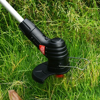 2000 mah, USB Зареждане на Електрически Тример за Трева с 2 Батерии Безжичен Безжична Косачка с Регулируема Дължина на Подстригване Нож