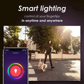 20W Smart Bulb E27 B22 LED Lamp IR Remote Control Or Wifi Siri Voice Dimmable Алекса Google Assistant RGB AC85V-265V IOS Android