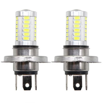 1бр H4 LED Лампа Автомобилна Фаровете 33 SMD 5630 5730 Крушка Авто Автомобили Противотуманная на прожекторите