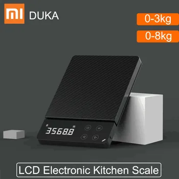 Xiaomi DUKA ATuMan ES1 0-8 КГ Домакински LCD Цифрови Електронни Везни Многофункционални HD С подсветка Електронни Хранителни Везни За Кухни