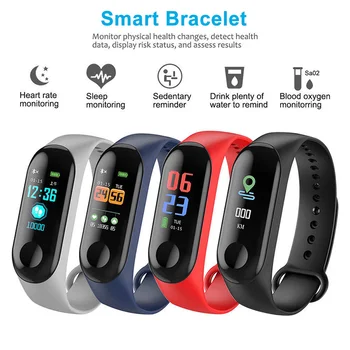 Новият М3 Smart Watch Heart Rate Monitor Кръвното Налягане Спортен Тракер, Фитнес Гривна Гривни Носимые Устройство Крачкомери