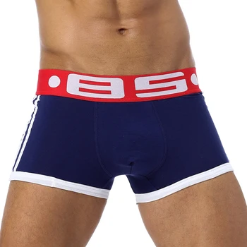BS Cotton Boxershorts Men Comforable Panties Set слипове, мъжки боксерки Gay Секси Underwear Man Boxer 5Color