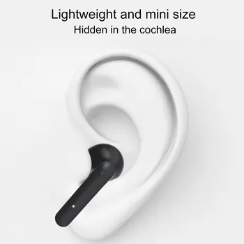 Нови TWS Bluetooth Слушалки Стерео Втулки Безжични Bluetooth Слушалки Полу-втулки Слушалки За Всички Смартфони Спортни Слушалки