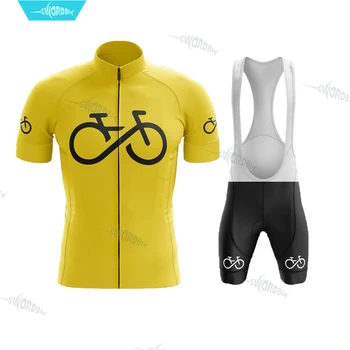 Колоездене джърси 2021new Испания лято мъжки колоездене джърси кратък комплект велосипед МТВ колоездене облекло триатлон roupa ciclismo masculino