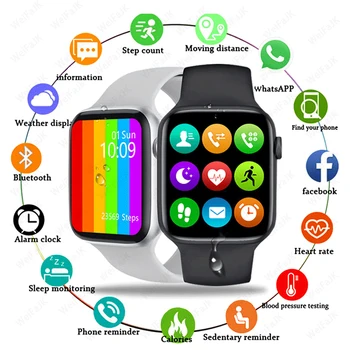 2021 Умен Часовник IWO W26 на Мъже, Жени Умни Часовници с Bluetooth Предизвикателство ЕКГ Монитор на Сърдечната Честота Спорт Фитнес Гривна За Apple и Android