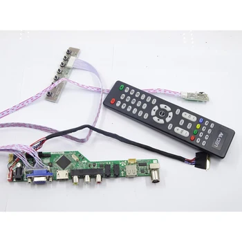 Комплект за LP156WH2 Screen monitor LVDS remote VGA LCD, HDMI-съвместими такса USB контролер на Аудио дисплея 1366X768 TV AV panel LED