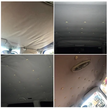 60Pcs Сам Roof Подплата Repair Kit Fix Sagging Headliner Пин Buckle Screw No Лепило for Truck/Car Screw Ceiling Repair