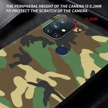 За OnePlus 8 Nord 7Pro Калъф За One Plus Z N10 5G 8T 7 Pro в n100 7T 6T Пълна Защита на Мека Капак на телефона Камуфляжный Модел Армия