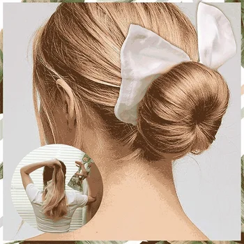 1бр Нов Дизайн за Лятото Шифон Лента За Коса Жените Лук лента за глава за Печат Родословни 6 Цвята, Вратовръзка на косата въже Спад Доставка