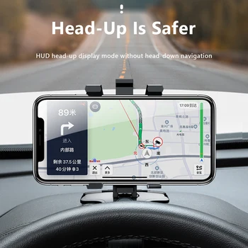 Колата е Многофункционален Мобилен Телефон Скоба 360 Градуса Козирка Огледало на Таблото за Монтиране на GPS Щанд на Притежателя на Телефона С Паркинг Карта