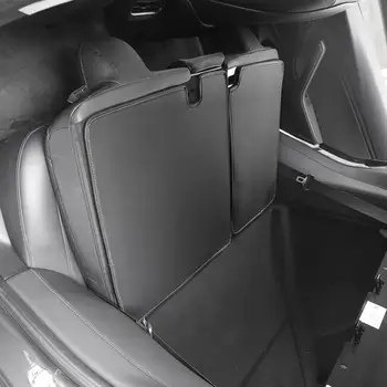 Авто Редица Облегалката На Седалката Протектор Без Мирис Удобна Защитна Подплата От Сплит Дизайн На Столчето За Кола Украса Възглавници За Tesla Model 3