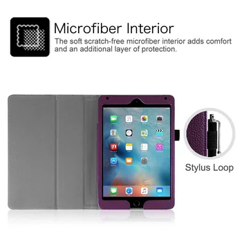 Smart Case For iPad Mini 4 Mini 5 Case Cover For ipad mini4 Mini5 case Защитният Том на ПУ Кожен Калъф за Носене