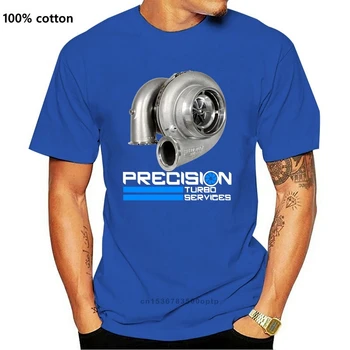 Мъжки Тениски Мода 2020 Нов Precis #on Service Turbo and Engine Тъмно Синя тениска Тениска