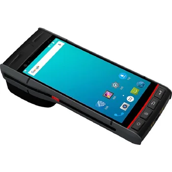 CARIBE 5.5 Инчов PDA Barcode Scanner NFC RFID Thermal принтер Handheld Устройства с Android 8.1 за логистичен склад