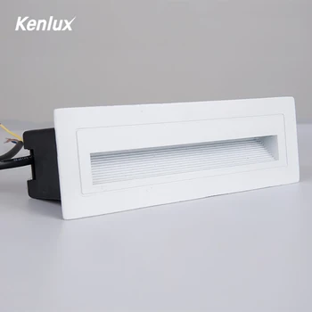 Kenlux Led стълбищни light step lights 6 W SMD 210*60 мм AC85-265V Алуминиев открит и закрит водоустойчив Вграден лестничный led монтиран на стената лампа