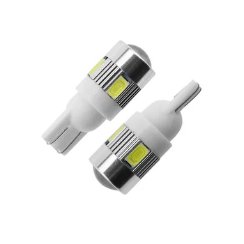 T10 5630 чип W5W high lumen добро качество на бял жълт син червен амбър зелен за най-добра цена led страна 194 автомобилни led лампи
