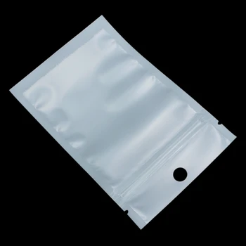 Zip-Lock Найлонова Торбичка За Съхранение с Цип на Предната Матирана Прозрачна Опаковка Чанти Електронна Линия за Предаване на Данни Самоуплотняющаяся Опаковка Чанта с дупка за окачване на