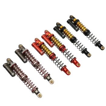 COOL СЪСТЕЗАТЕЛНИ 4БР RC Oil Suspension Shock Absorber 105MM Double Spring Shock Absorber for 1/10 SCX10 TRX4 D90