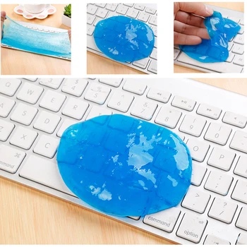 Clear Тиня Lizun Лепило Magic Gel Super Dust Clean Clay Mud/ Plasticine Доставки Toys for Laptop Keyboard Car Interior Cleaner