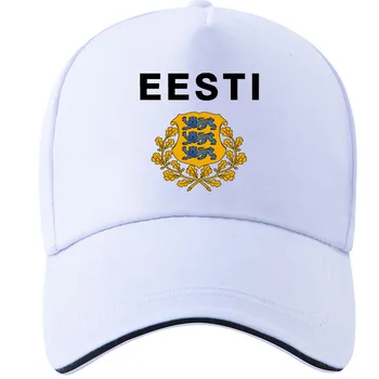 ESTONIA hat сам free custom made name number est cap nation flag естония estonian print photo estonians eesti college baseball cap