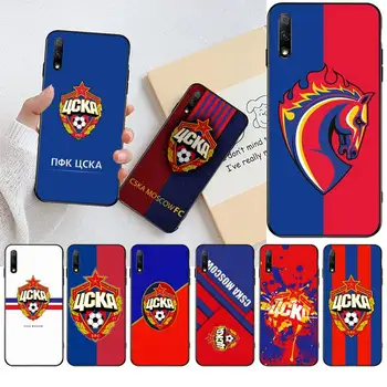 Руският футболен Цска Москва Калъф за телефон Huawei Honor 30 20 10 9 8 8x 8c v30 view Lite pro